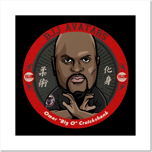 Omar "Big O" Cruickshank Wall Art by BJJ AVATARS